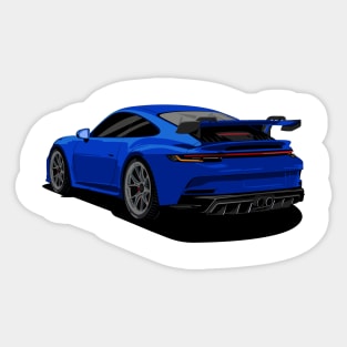 Porsche 911 GT3 Car T-Shirt Sticker